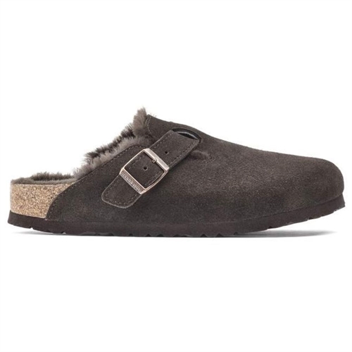 BIRKENSTOCK BOSTON VL SHEARLING MOCCA